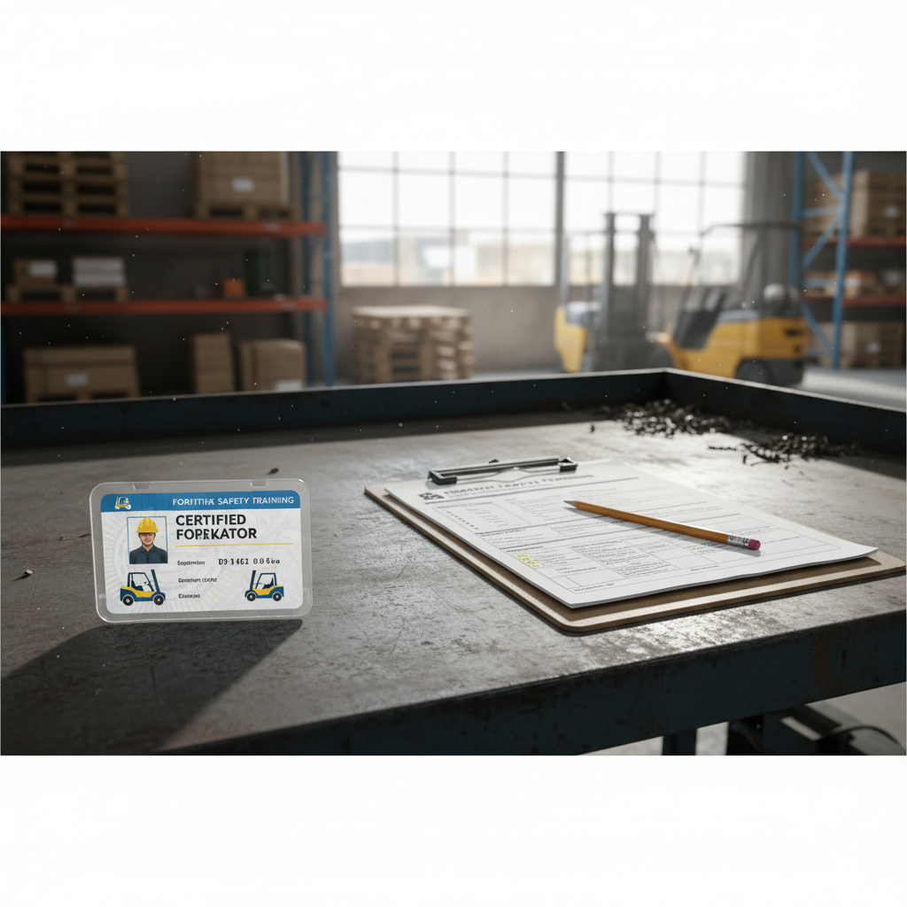 Forklift License vs Certification: What's the Difference?