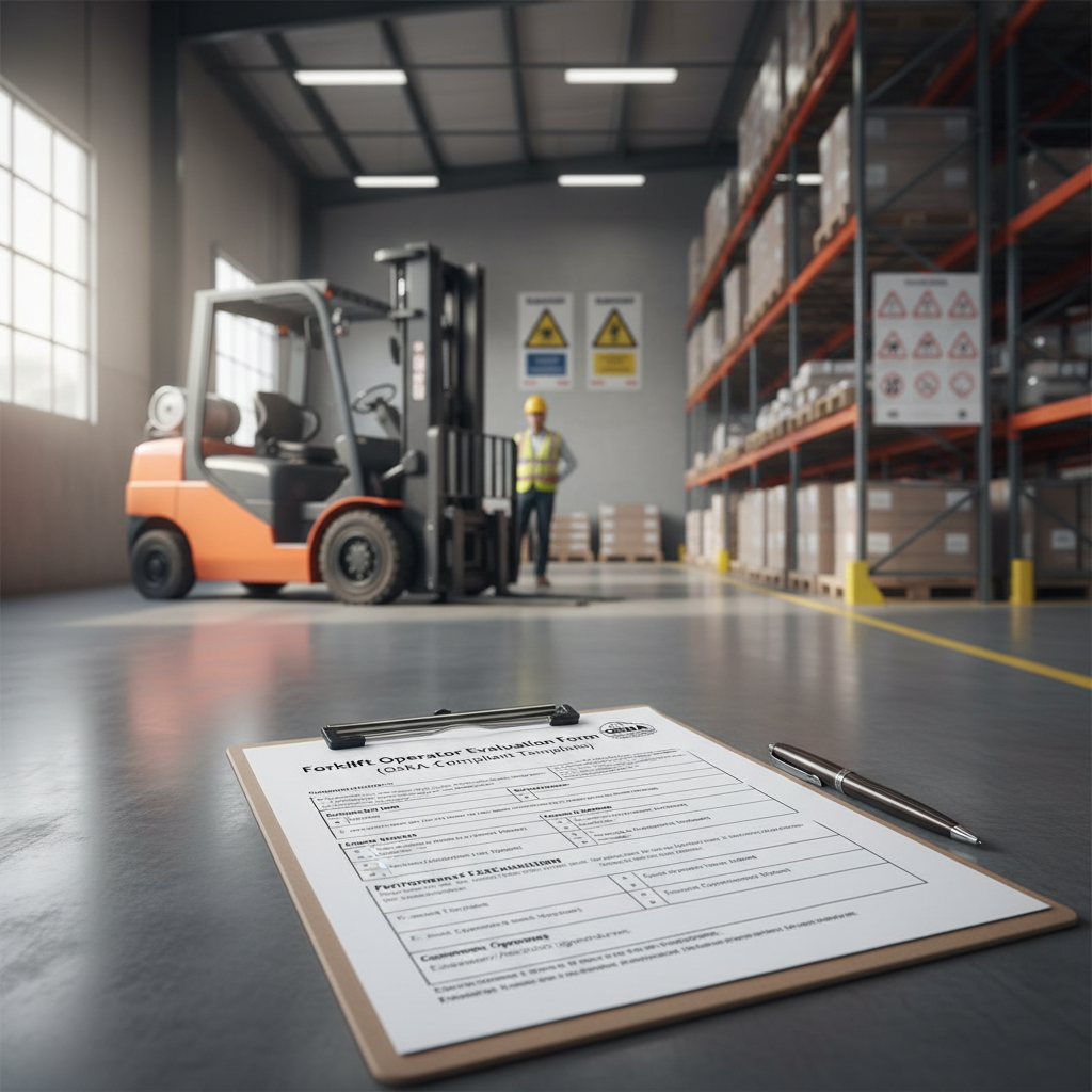 Free Forklift Operator Evaluation Form (OSHA-Compliant Template)