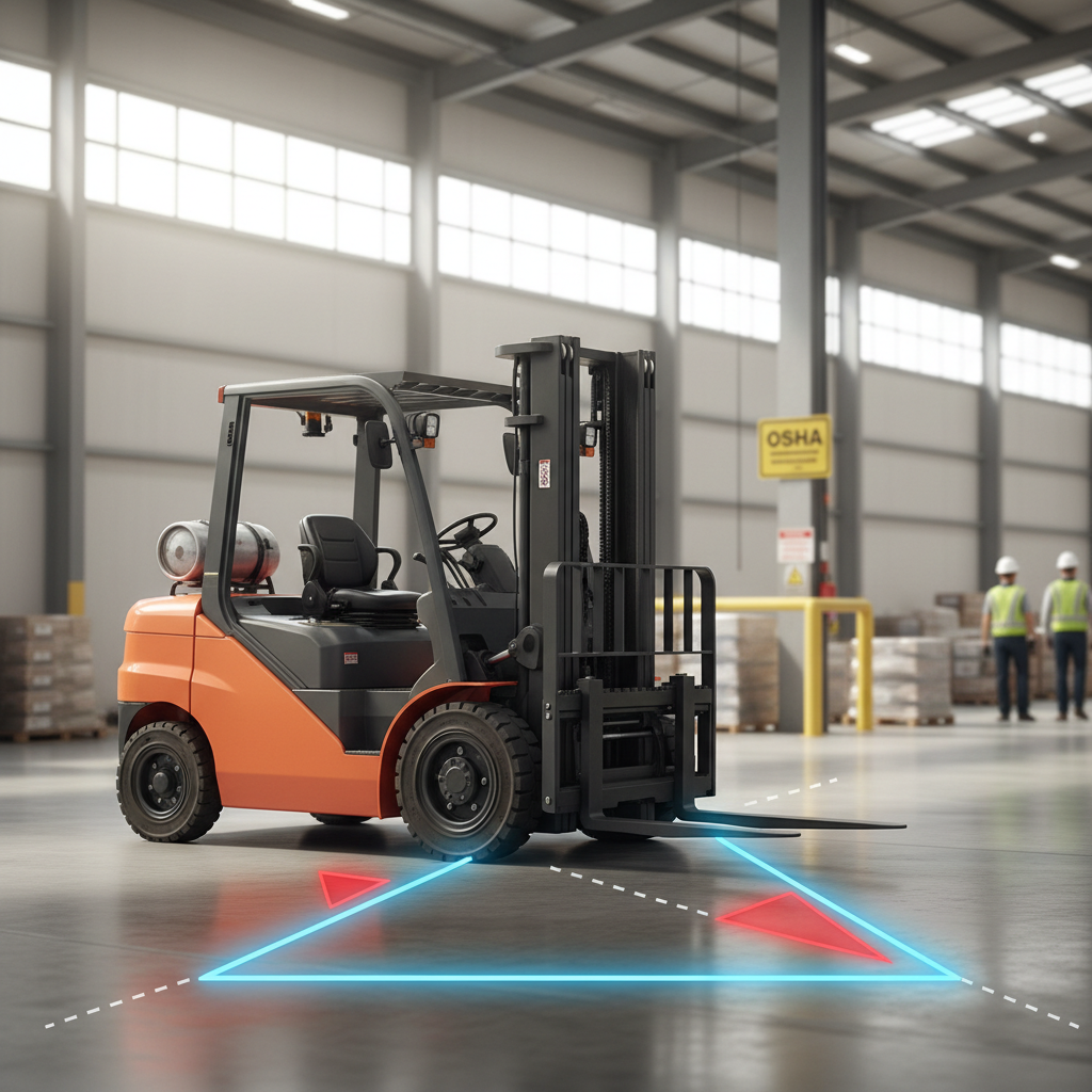 The Forklift Stability Triangle Explained (With Diagrams)