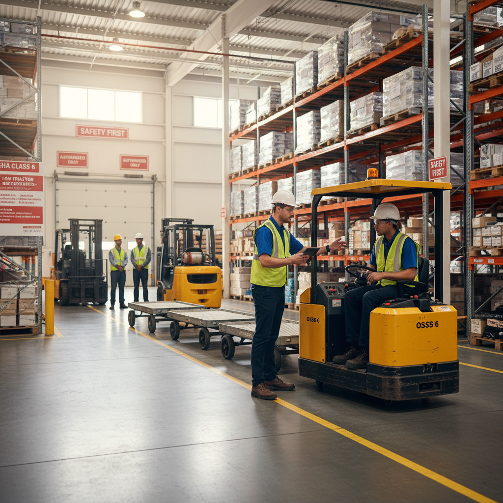 Tow Tractor Operator Training: OSHA Class 6 Requirements